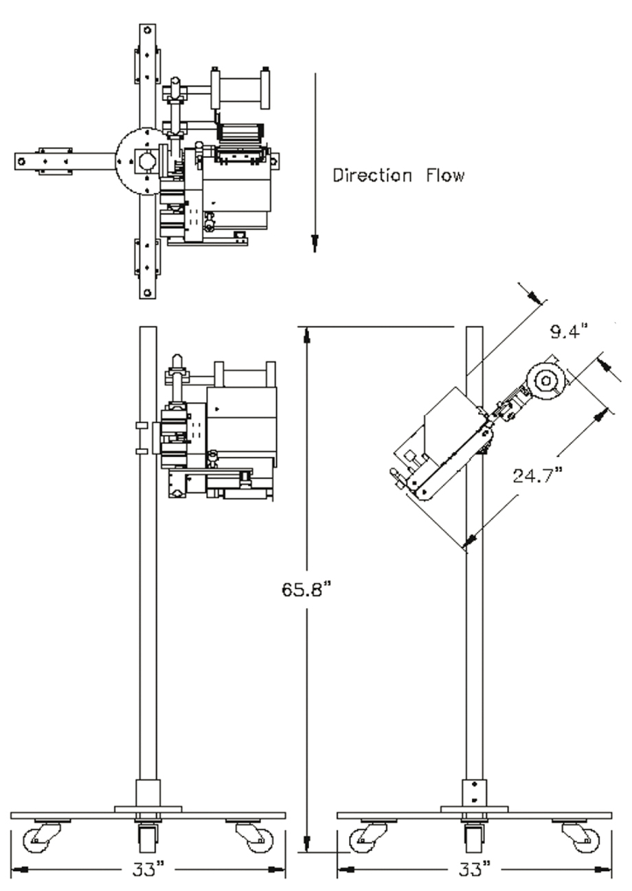 PPS-1000P line drawing